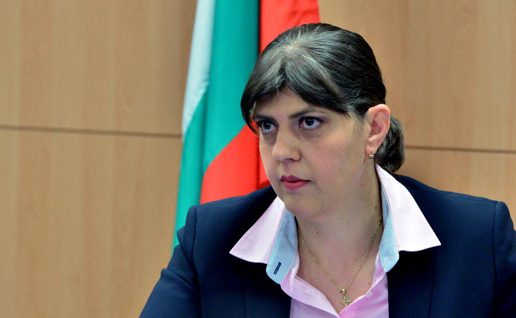 Пресконференция на европейския главен прокурор Лаура Кьовеши