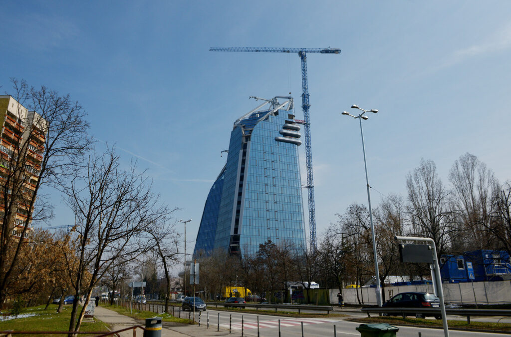 NV Tower е на бул. "Г.М.Димитров"