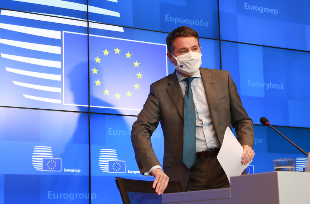 Председателят на Еврогрупата Паскал Донахю Председателят на Еврогрупата Паскал Донахю