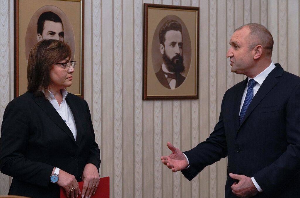 Корнелия Нинова и Румен Радев