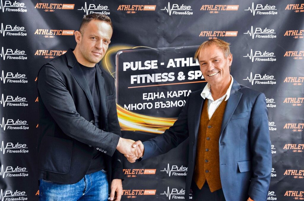 Паскал Дойчев, основател и собственик на Pulse Fitness&SPA (вляво) и Петър Ангелов, основател и съсобственик на Athletic Fitness