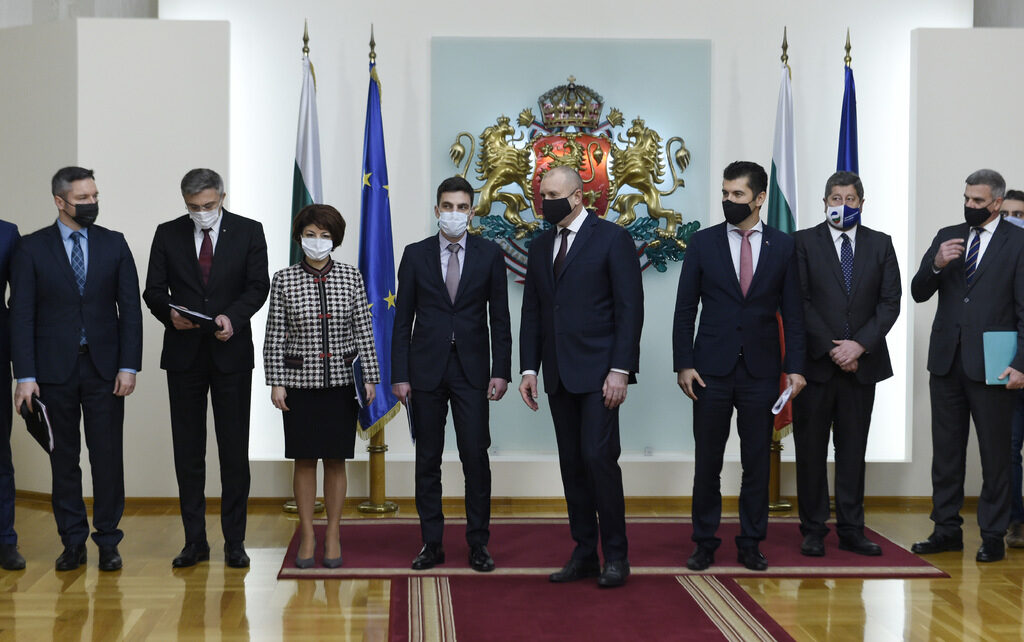 Консултативен съвет по национална сигурност при президента Румен Радев, който обсъждаше позицията на България по отношение на присъединяването на Македония и Албания към Европейския съюз