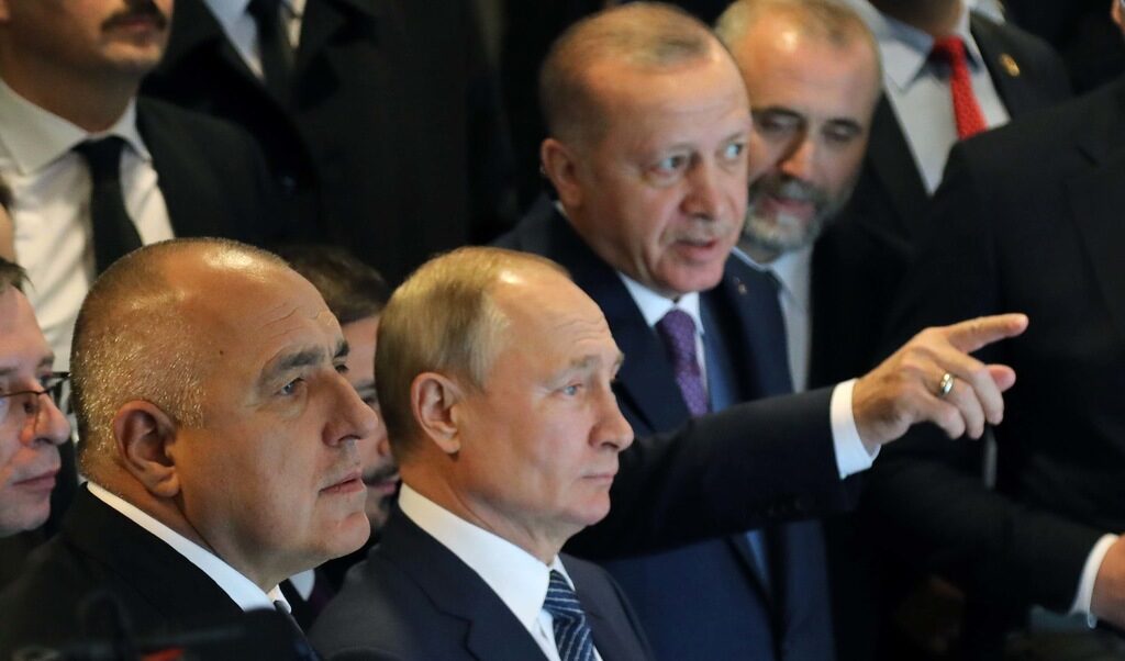 Путин на откриването на газопровода "Турски поток".
