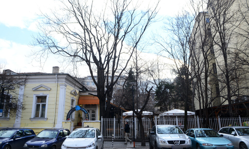 Сградата на ул. "Иван Вазов" 6, където е ресторант "Синия лъв"