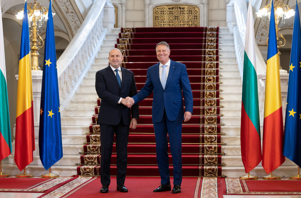 Румен Радев и Клаус Йоханис