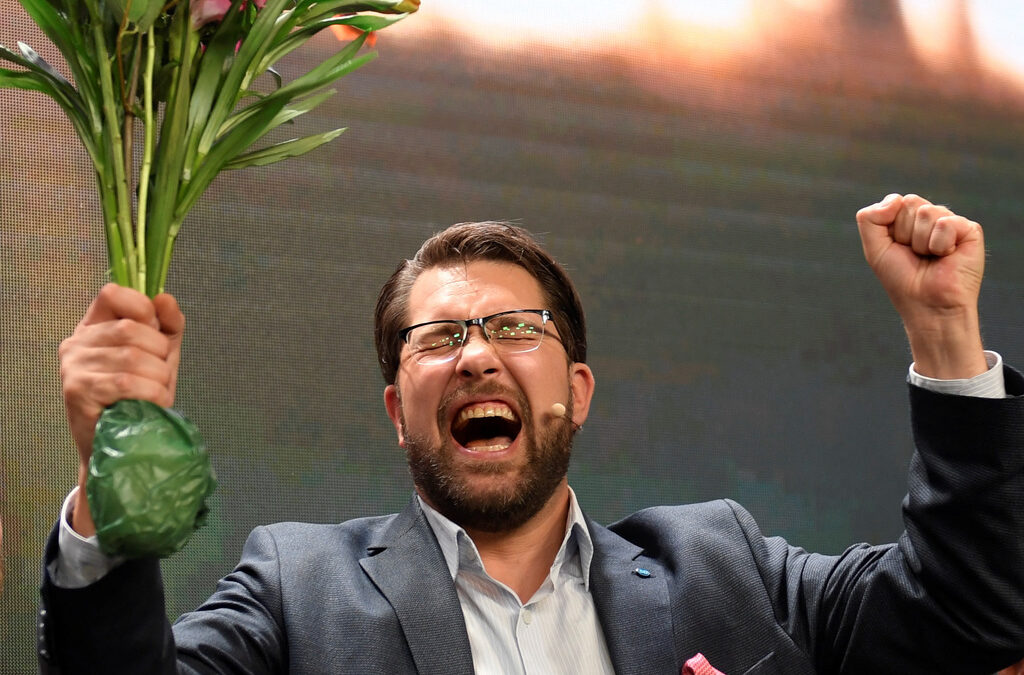 Лидерът на "Шведски демократи" Йими Окесон