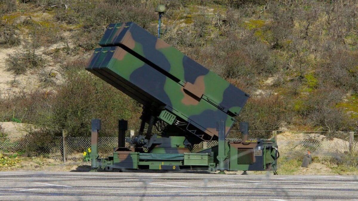Американско-норвежка система NASAMS, чиято снимка бе публикувана вчера без обяснение от началника на кабинета на украинския президент Володимир Зеленски, Андрий Ермак.