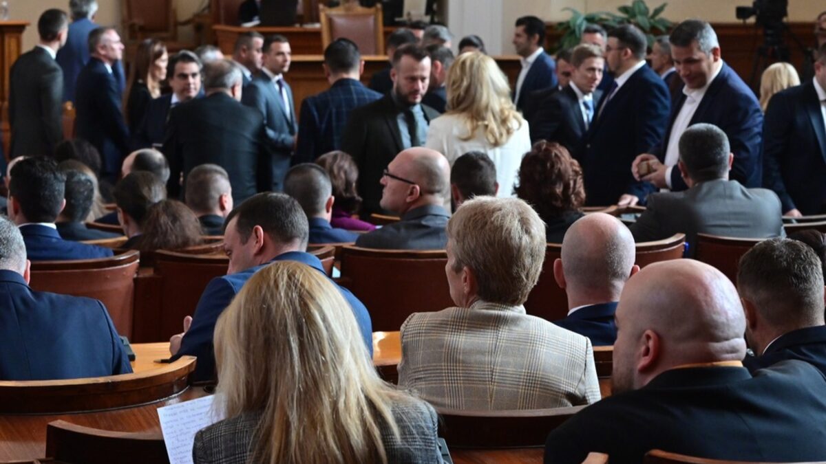 Пленарната зала на Народното събрание