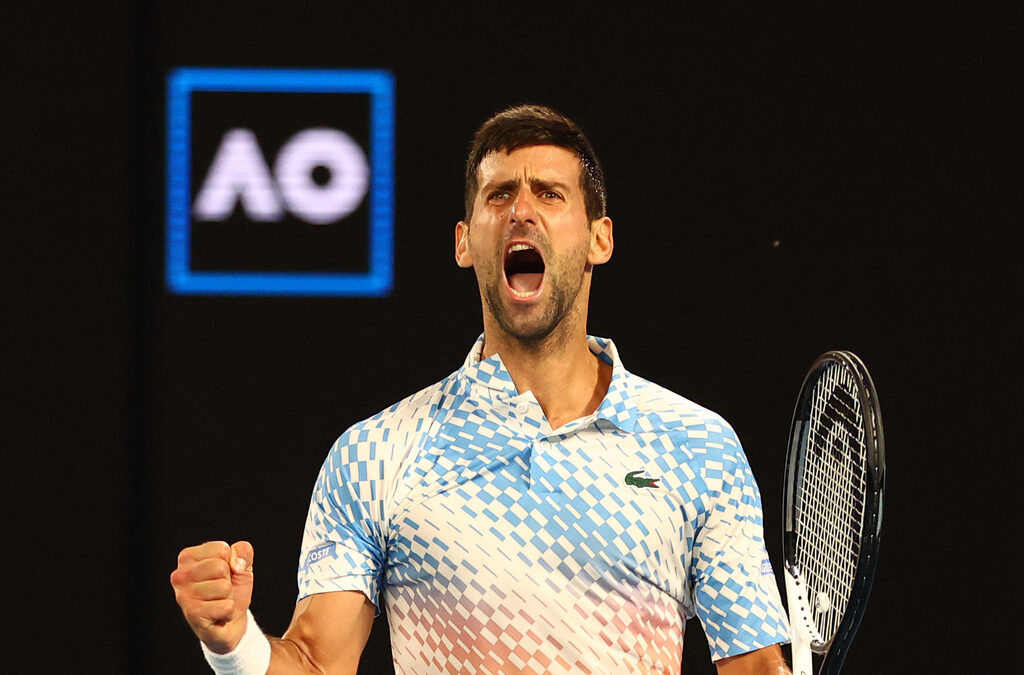 С 26-а поредна победа Джокович достигна полуфиналите на Australian Open