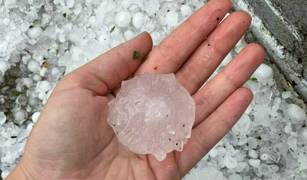 Кадърът е от фейсбук профила на Meteo Balkans Кадърът е от фейсбук профила на Meteo Balkans