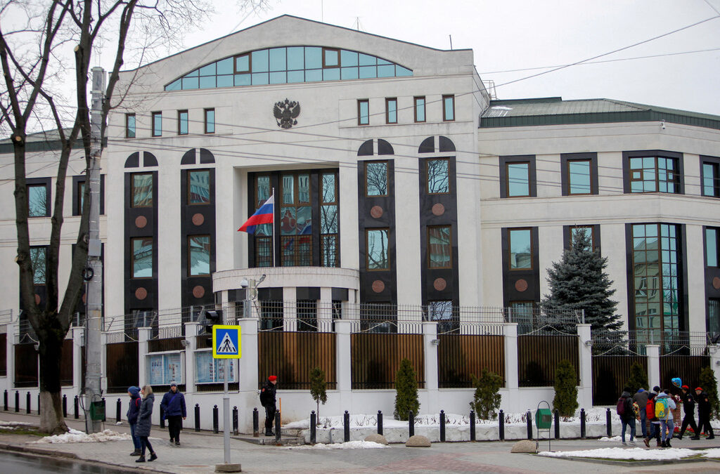 Руското посолство в молдовската столица Кишинев