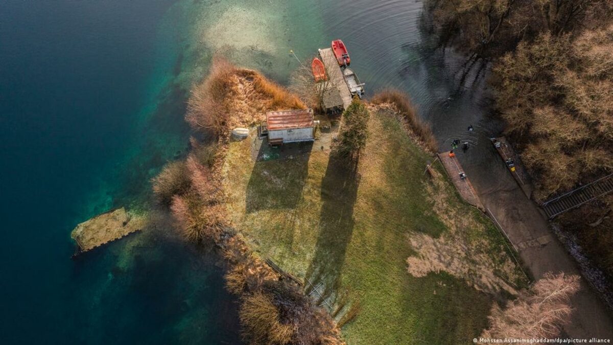 Центърът за гмуркане на езерото Крайдзее, Долна Саксония