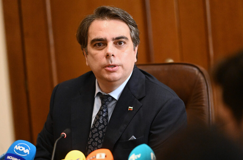 Министърът на финансите Асен Василев