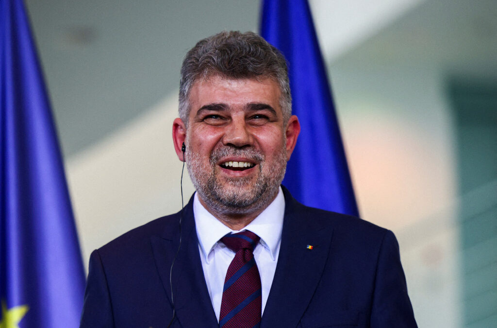 Румънският премиер Марчел Чолаку Румънският премиер Марчел Чолаку