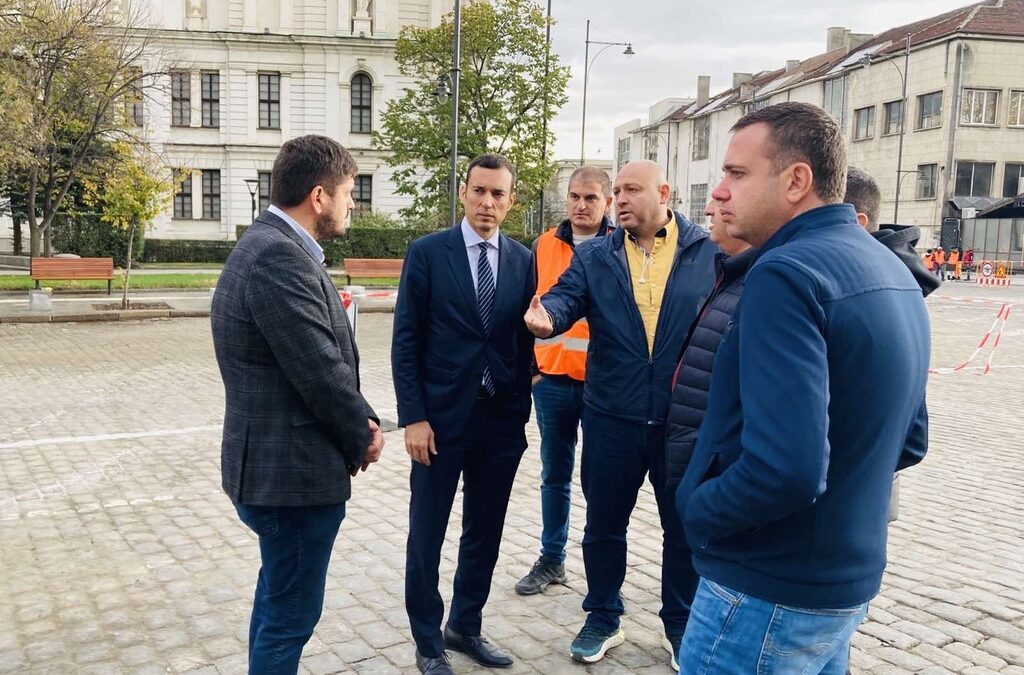Новият кмет на София направи първа инспекция на ремонт