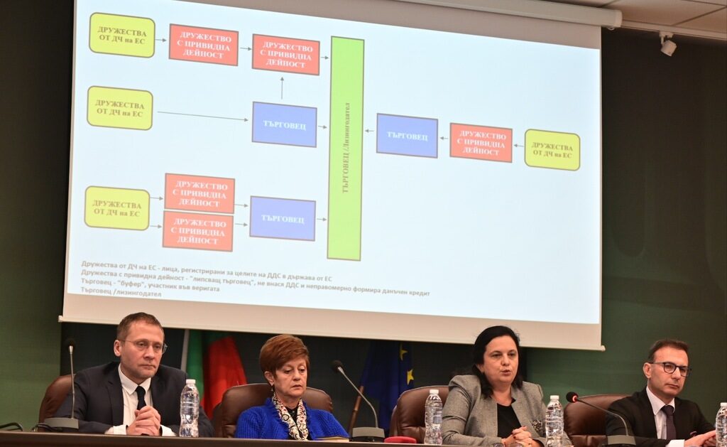 Представители на МВР, НАП и прокуратурата обясниха как е действала схемата