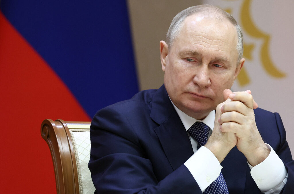Руският президент Владимир Путин присъства на срещата на върха на Организацията на договора за колективна сигурност. Беларус, 23 ноември 2023 г.