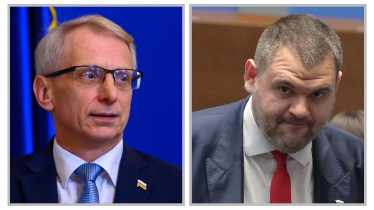 Николай Денков и Делян Пеевски