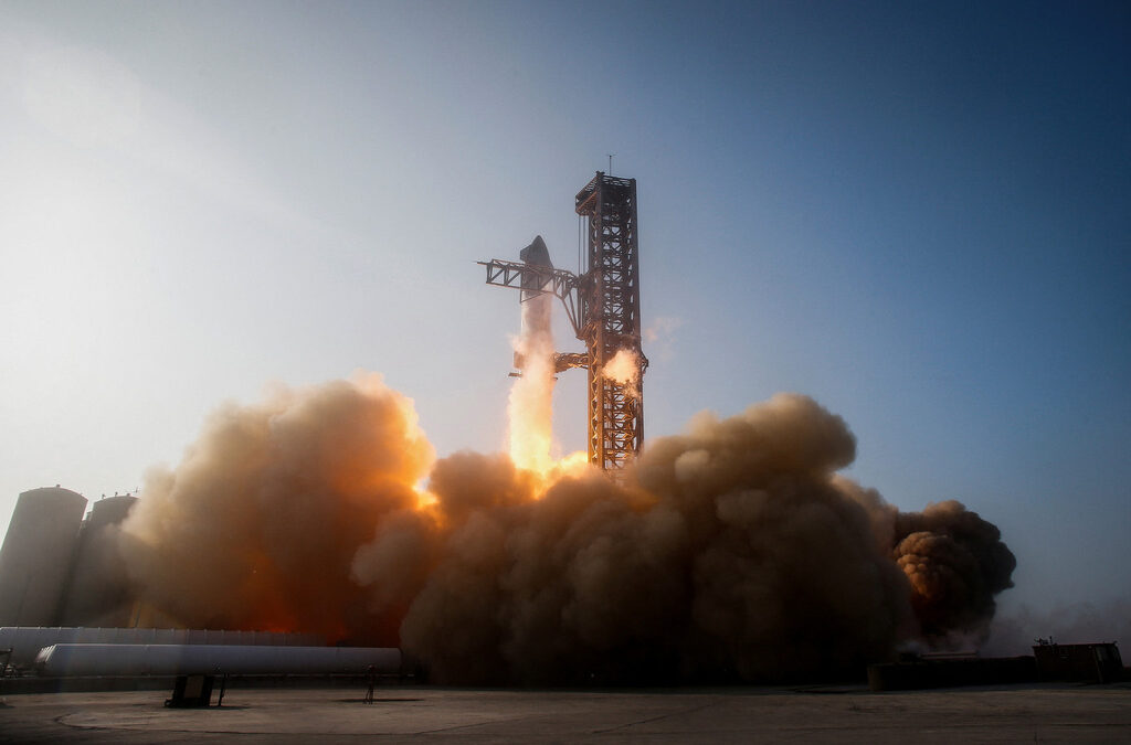 Снимка с история: Коледен подарък от SpaceX