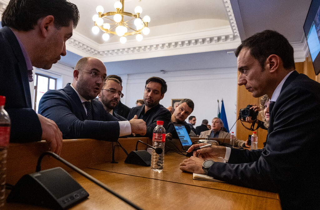 Иван Таков, Георги Георгиев, Антон Хекимян, Борис Бонев и Васил Терзиев. Архив.