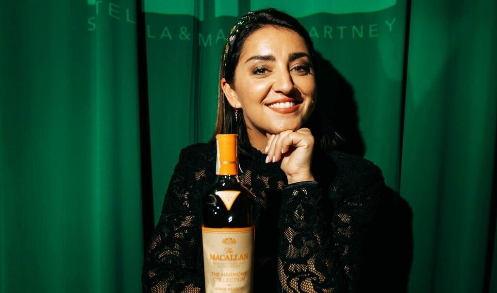 Анна Метаксас, регионален посланик на The Macallan за Източна Европа и Гърция по време на официалното представяне на третото издание на The Harmony Collection в София