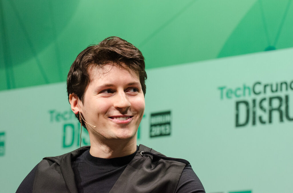 Павел Дуров на конференцията TechCrunch Disrupt Europe в Берлин през 2013 г.