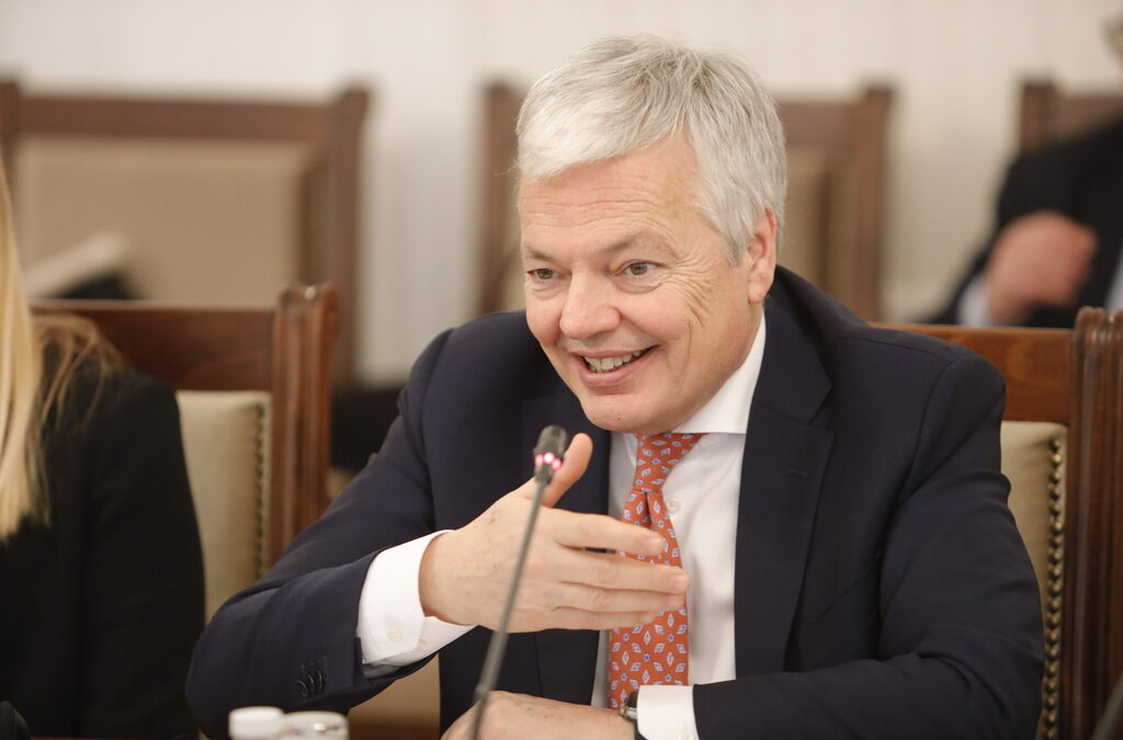 Дидие Рейндерс, европейски комисар по правосъдие Дидие Рейндерс, европейски комисар по правосъдие