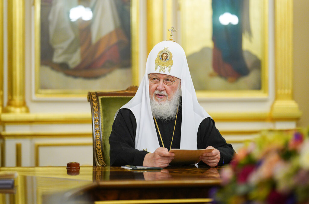 Руският патриарх Кирил Московски.