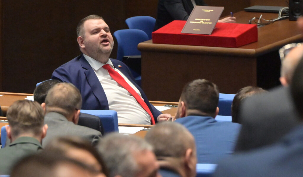 Делян Пеевски в пленарна зала