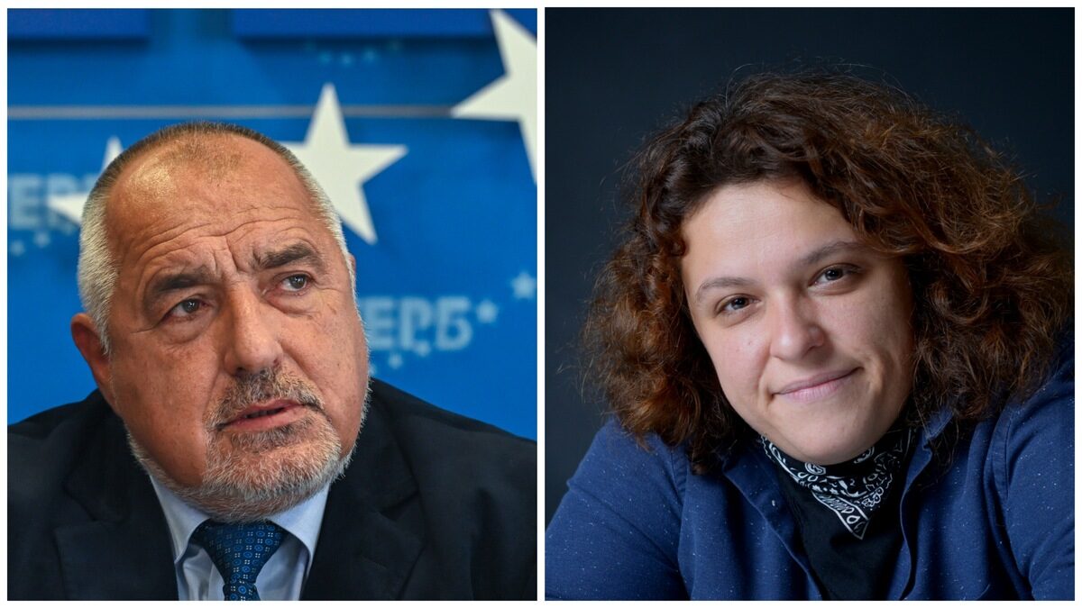 Бойко Борисов (вляво), Полина Паунова. Бойко Борисов (вляво), Полина Паунова.