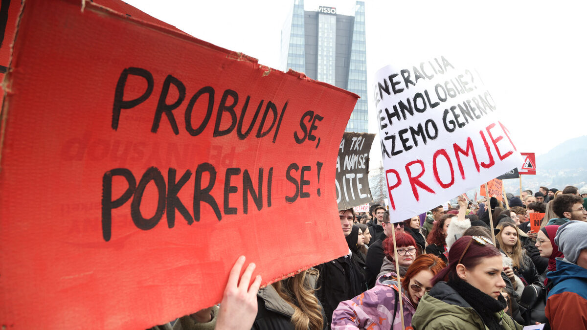 Студенти в Босна протестираха срещу правителството