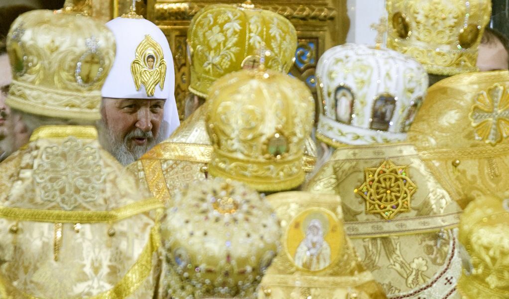 Политическата власт на оглавяваната от патриарх Кирил (на снимката) Руска православна църква расте, но е съмнително, че висшите духовници ще приемат да се използва Бог като гарант на качество.