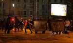 Фотогалерия: Окървавеният футболен протест в центъра на София Фотогалерия: Окървавеният футболен протест в центъра на София