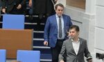 Кирил Петков твърди, че изтеклият запис е "рязан и лепен" Кирил Петков твърди, че изтеклият запис е "рязан и лепен"