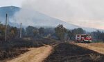 Пожарът край Отец Паисиево гори на три фронта, 30 къщи са изпепелени