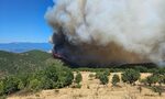 Самозапалил се комбайн предизвика голям пожар край Панагюрище Самозапалил се комбайн предизвика голям пожар край Панагюрище