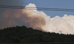 Бурен вятър причини разрастване на големия пожар край Струмяни Бурен вятър причини разрастване на големия пожар край Струмяни