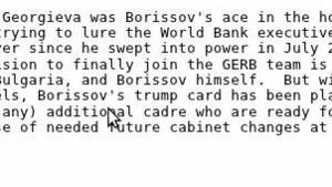 WikiLeaks: С Кристалина Георгиева премиерът Борисов изигра коза си