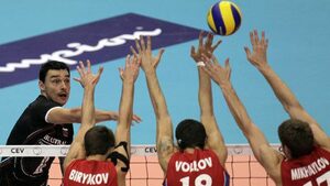 Българските волейболисти загубиха с 1:3 от Русия и отпаднаха от Евроволей 2011