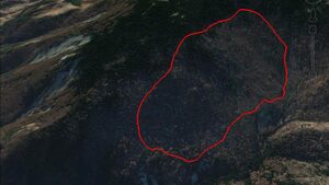 Карта на пожара на "Зелените"