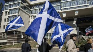 Снимка на деня: Донецк подкрепя независима Шотландия