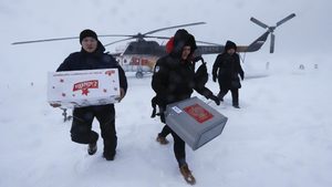 Снимка на деня: В Русия вече гласуват за президент