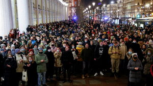 Русия засили репресиите на вътрешния фронт, арестуваните на протести са над 1600