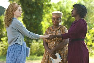 Emma Stone, Octavia Spencer and Viola Davis are shown in a scene from "The Help" in this publicity photo released to Reuters