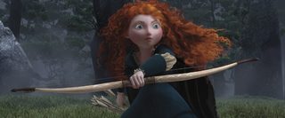 Publicity photo from the animated film "Brave"