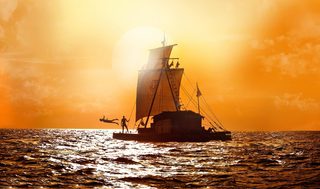 Publicity photo from the Oscar nominated foreign language film "Kon-Tiki"