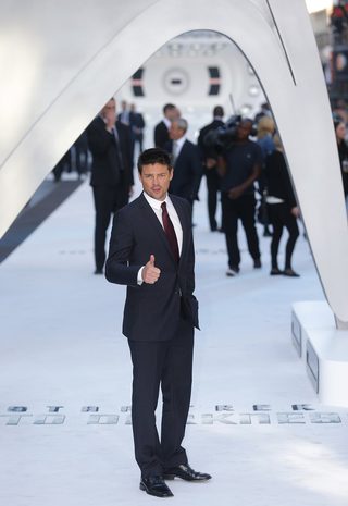 Cast member Karl Urban arrives at the international premiere of "Star Trek Into Darkness" in Leicester Square, central London