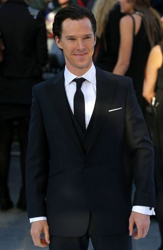 Cast member Benedict Cumberbatch arrives at the international premiere of "Star Trek Into Darkness" in Leicester Square, central London