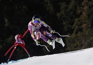 Jansrud of Norway skis during the men's downhill race at the Alpine Skiing World Cup Finals in Meribel