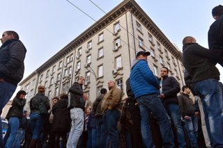 ПРОТЕСТ НА СЛУЖИТЕЛИТЕ НА МВР ПОЛИЦИЯ СРЕЩУ РЕШЕНИЕТО НА ФИНАНСОВИЯ МИНИСТЪР
